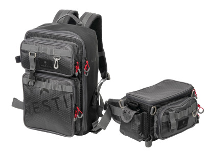Batoh na prívlač W4 Master Backpack 3 Boxes XL Titanium Black 3in1