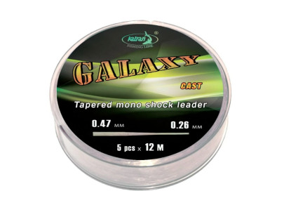 Šokový Vlasec Taper Mono Schock Leader Galaxy Cast