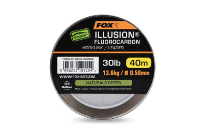 Fluorocarbon Illusion Leader Green 40m