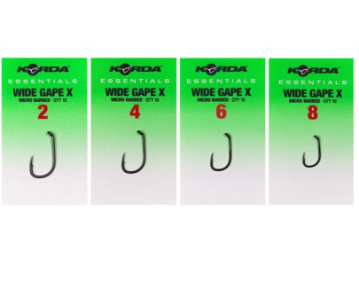 Háčiky Essentials Wide Gape X 10ks