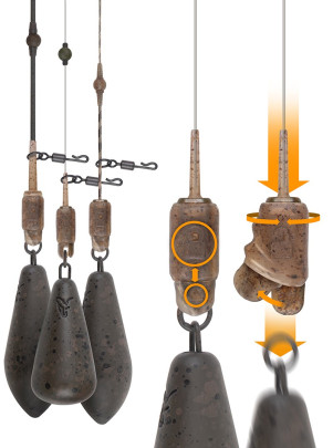 Montáž Edges Camo Heli-Clips 3ks