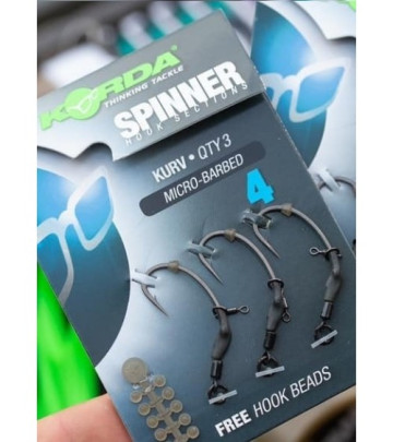 Nadväzec Spinner Hooks Sections Kurv 3ks
