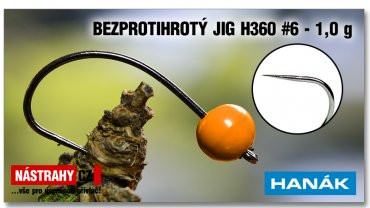 Jigové háčiky Wolfram BL jig H360 bez protihrotu