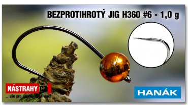 Jigové háčiky Wolfram BL jig H360 bez protihrotu