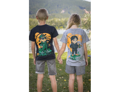 Tričko Detské Girl Angler Grey