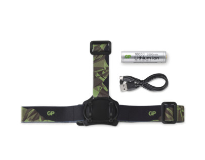 Čelovka LED GP Discovery nabíjacia