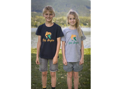 Tričko Detské Girl Angler Grey