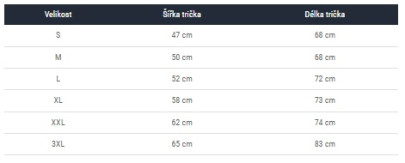 Tričko Carper čierne