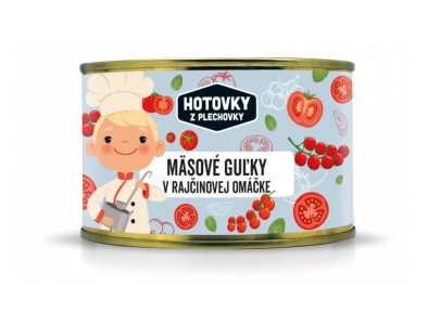 Jedlo Hotové Mäsové guľky v rajčinovej omáčke 400g