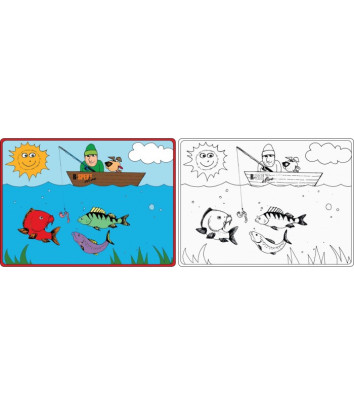 Omalovávanky rybárske R-Spekt