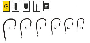 Háčiky Titanium Tanago