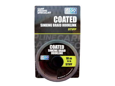 Nadväzcová šnúrka Coated Sinking Hooklink Brown Stiff
