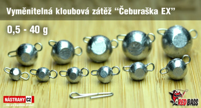 Vymeniteľná jigová záťaž "Čeburaška EX"