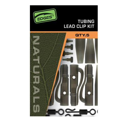 Montáž Edges Naturals Tubing Leadclip Kit 5ks
