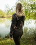 Mikina Womens Zipped Camo Hoodie