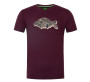 Tričko Outline Tee Burgundy