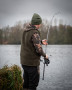 Vesta Olive Sherpa Hybrid Gilet1