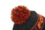 Čiapka Collection Bobbles Black Orange