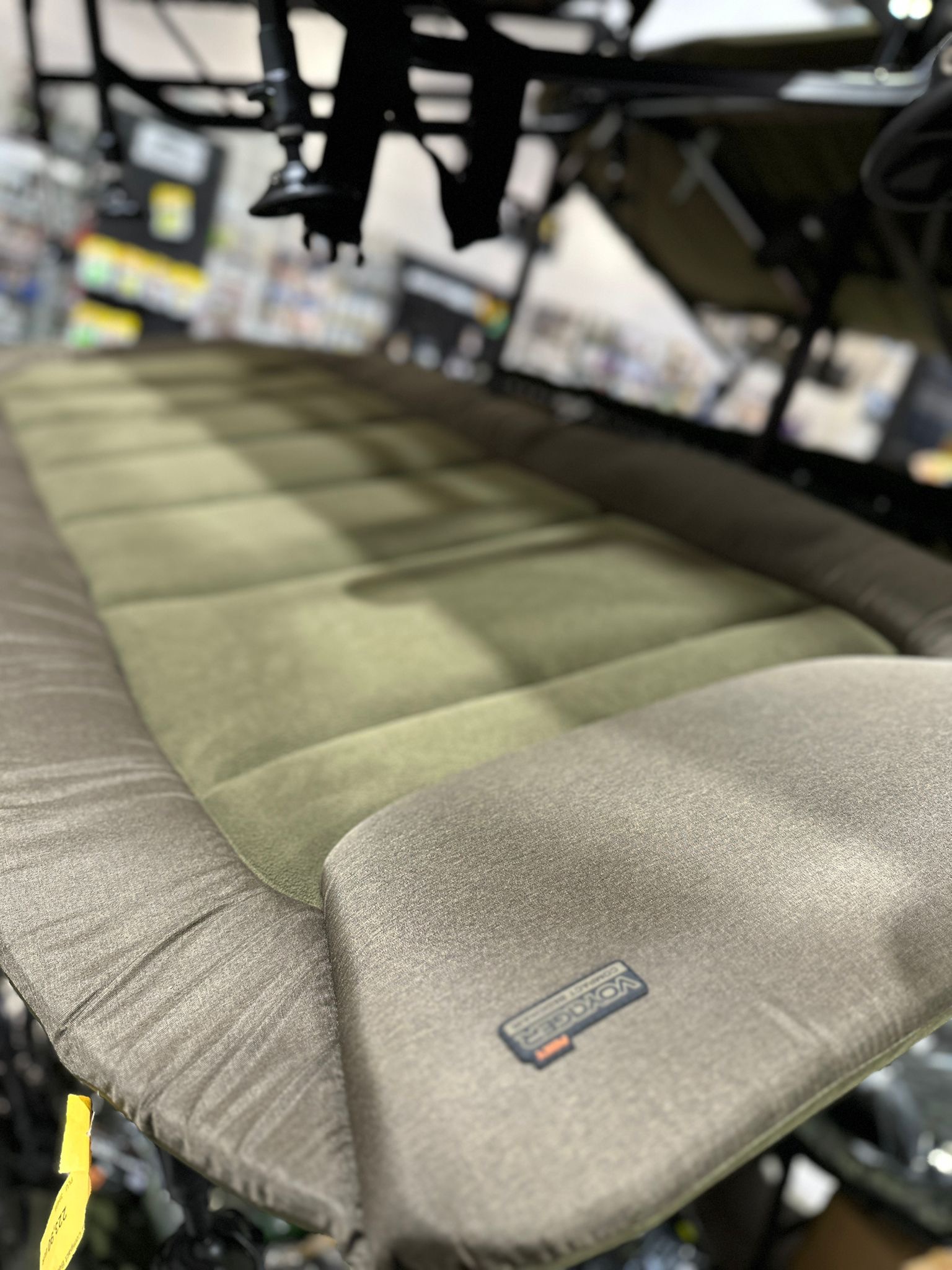 Rybárske lehátko - polstrovanie