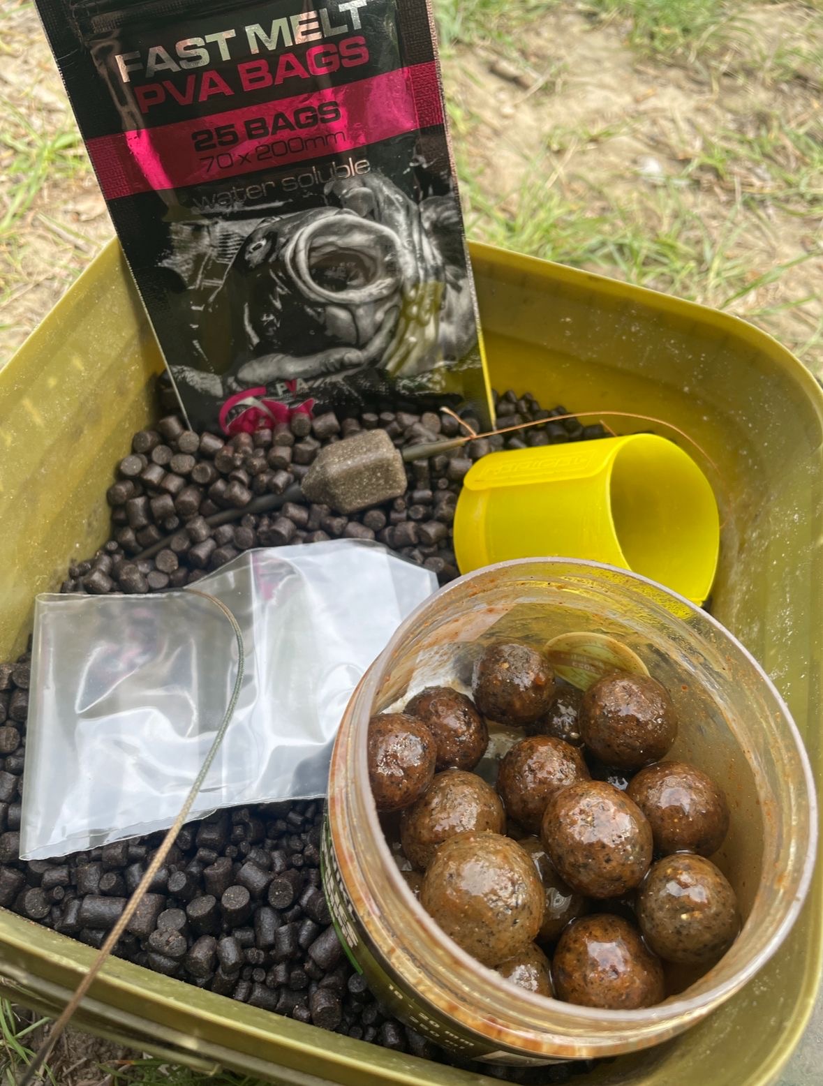 Potápavé boilies - veľkosti