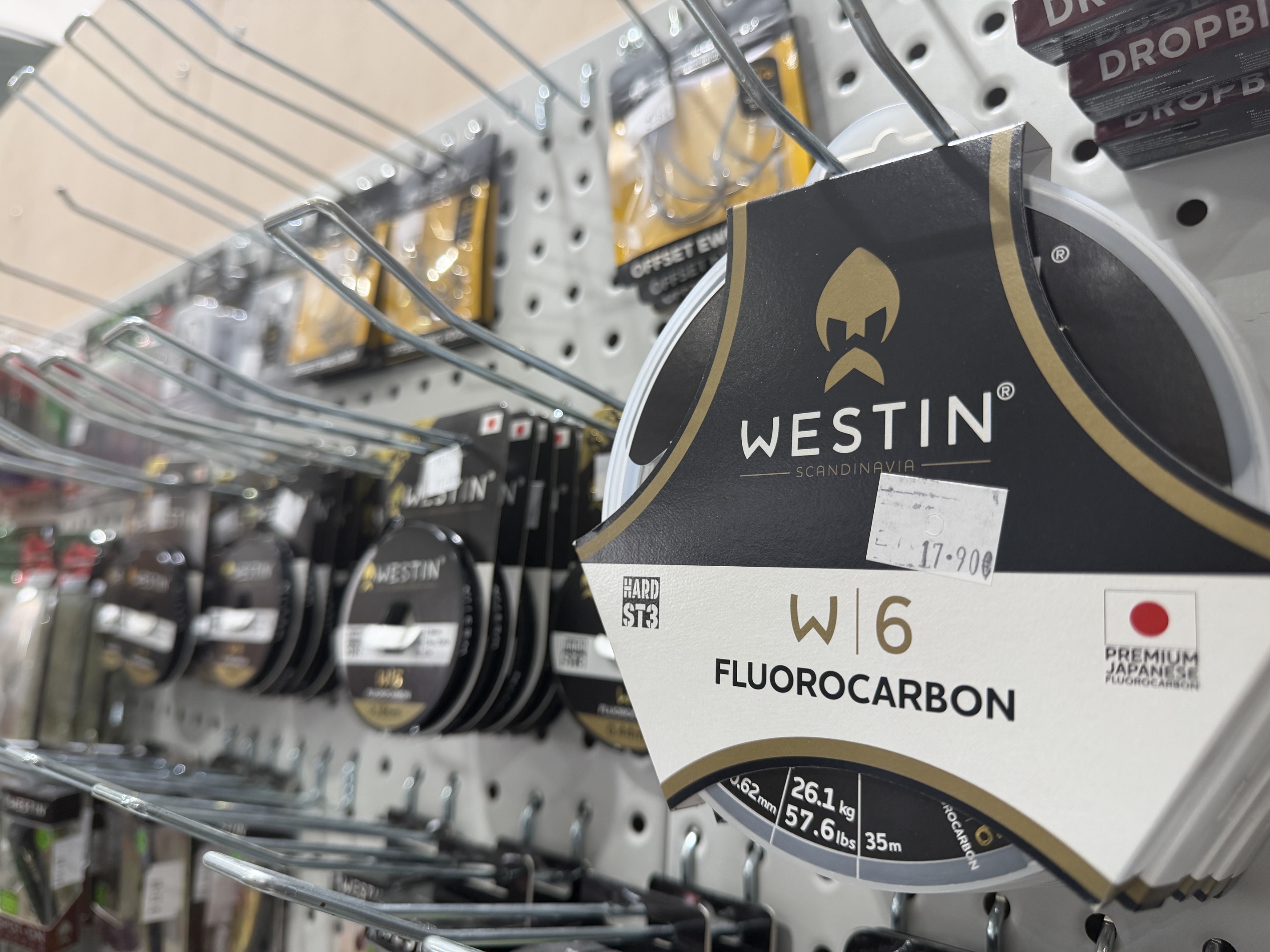 Fluorocarbon, šokový vlasec alebo nadväzcová šnúra
