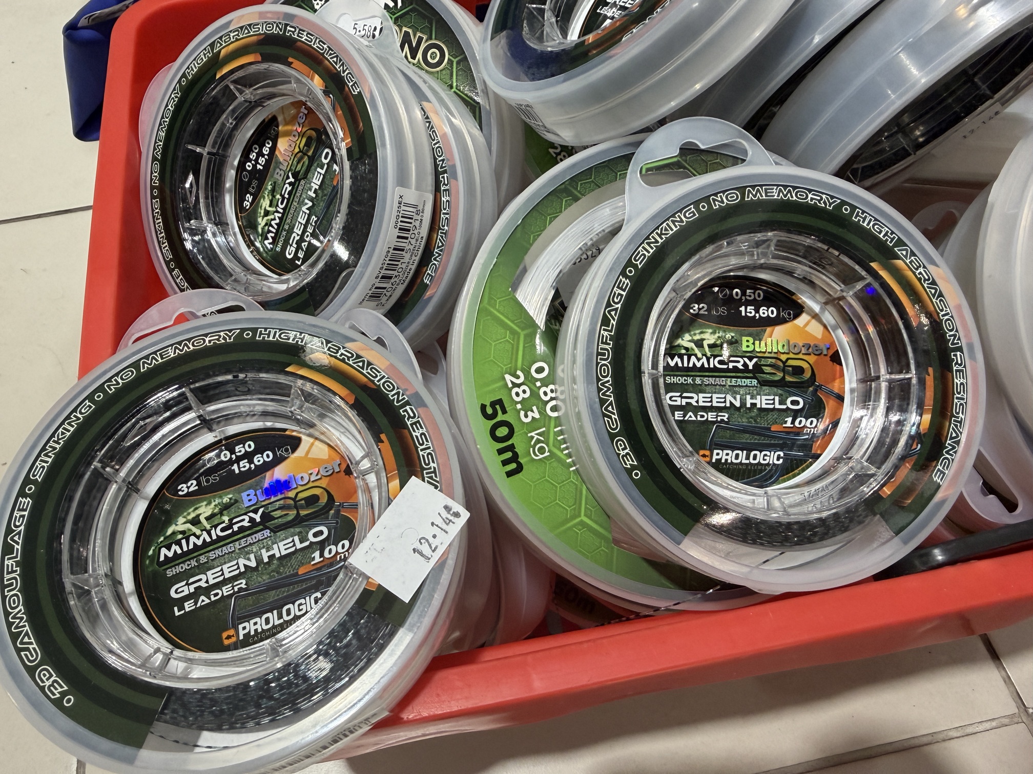 Fluorocarbon, šokový vlasec alebo nadväzcová šnúra